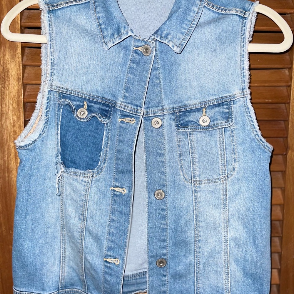 Zara Girls Denim Vest